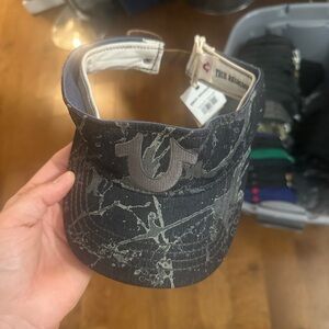 True Religion Marble Pattern Men's Visor